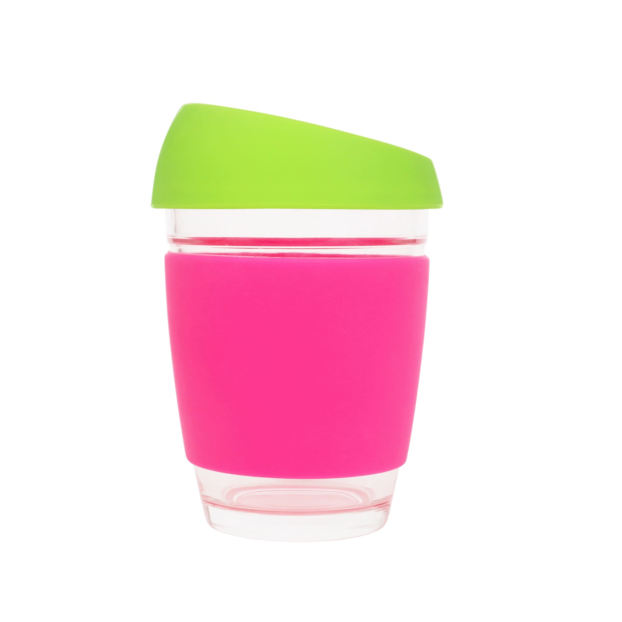 12 OZ Reusable Glass Coffee Cup - PXD021 Image 