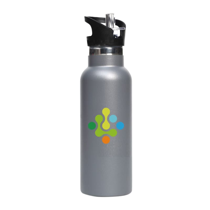 500ml Double Wall Vacuum Bottle with Flip Valve Lid - PXD027 Image 