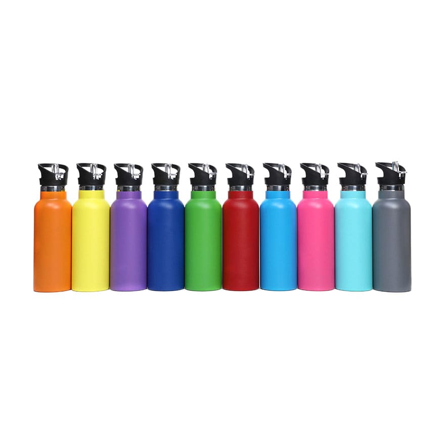 500ml Double Wall Vacuum Bottle with Flip Valve Lid - PXD027 Image 