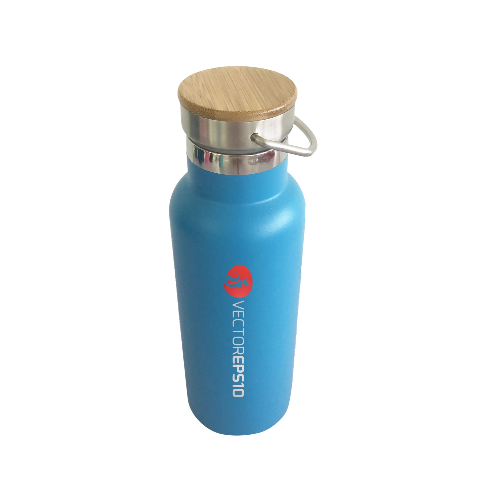 500ml Double Wall Vacuum Bottle with Bamboo Lid - PXD031 Image 