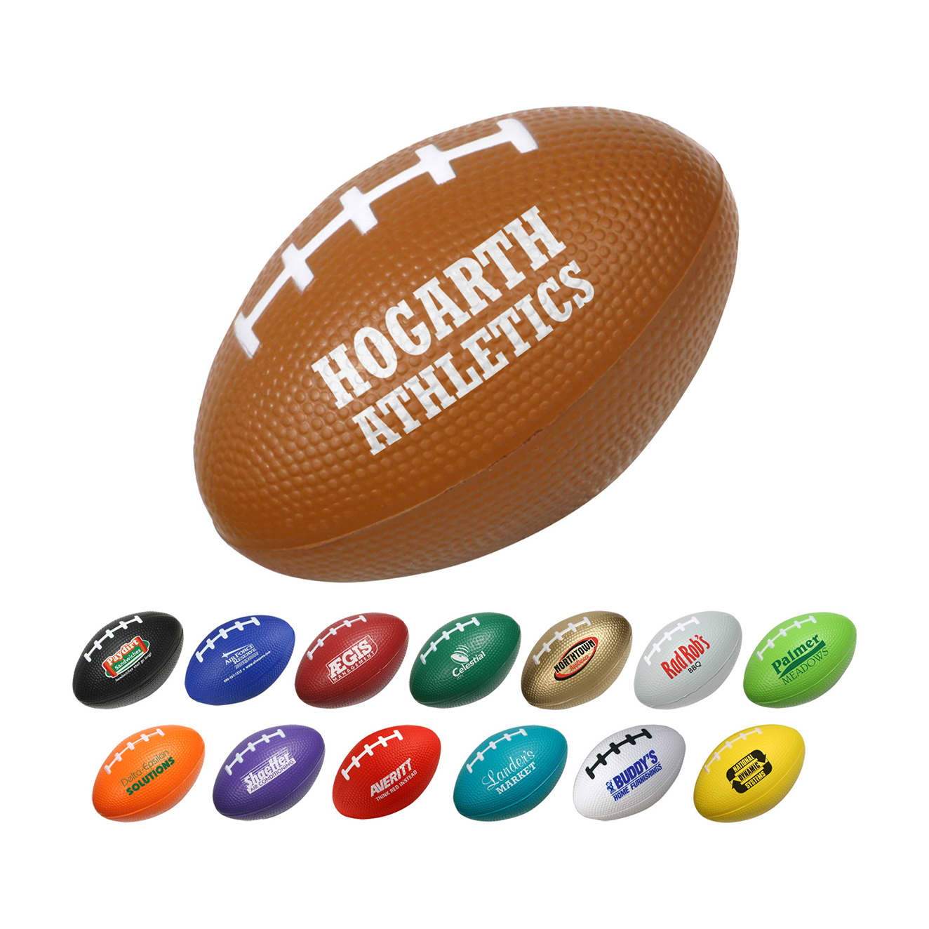 Rugby Shape Stress Reliever - PXR115 Image 