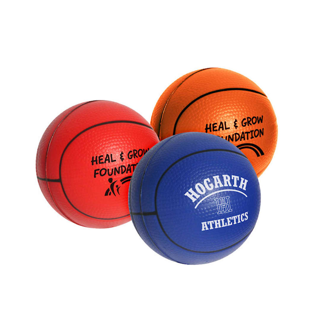 100mm Basketball Shape Stress Reliever - PXR119 Image 