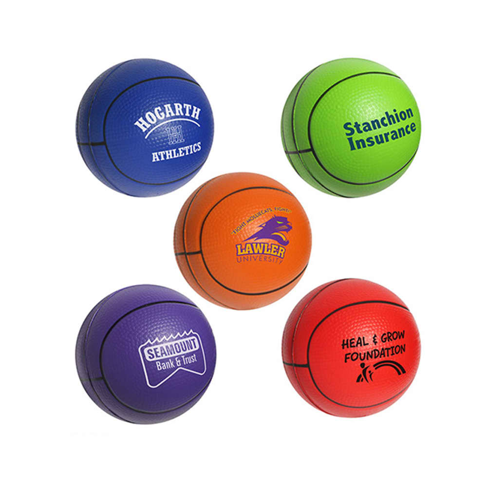 100mm Basketball Shape Stress Reliever - PXR119 Image 