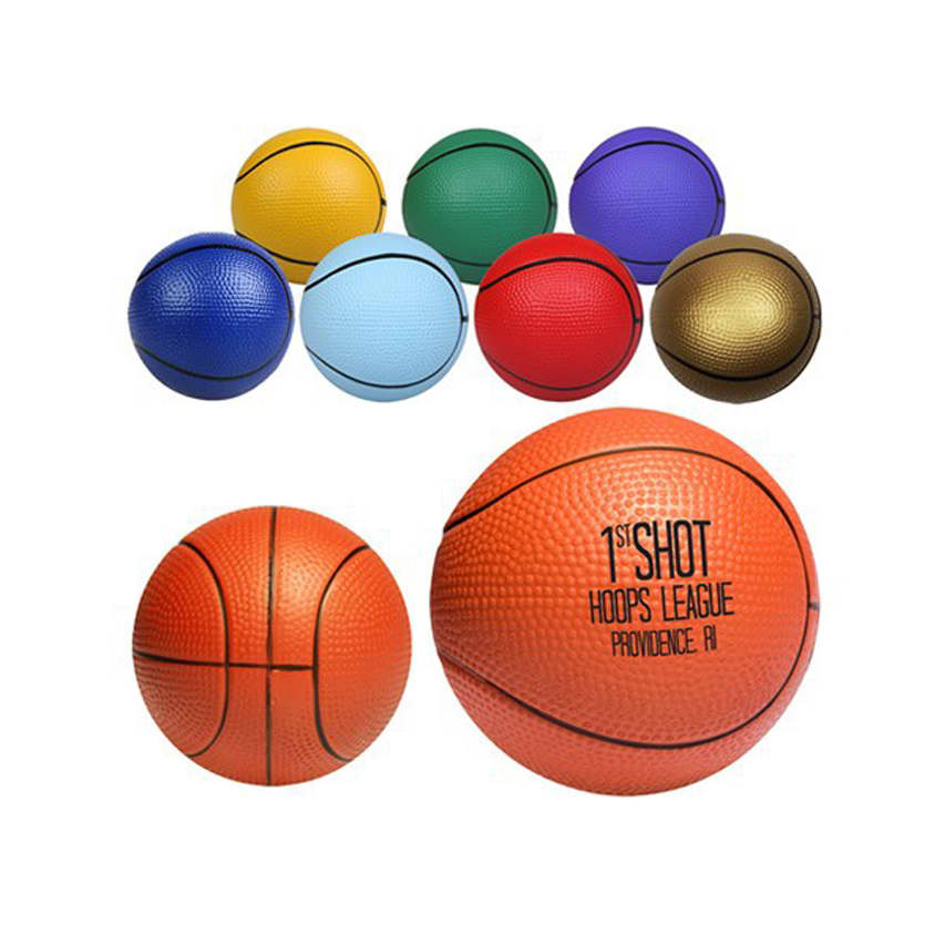 100mm Basketball Shape Stress Reliever - PXR119 Image 