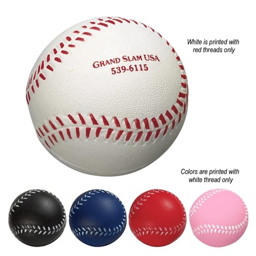 Baseball Shape Stress Reliever - PXR123 Image
