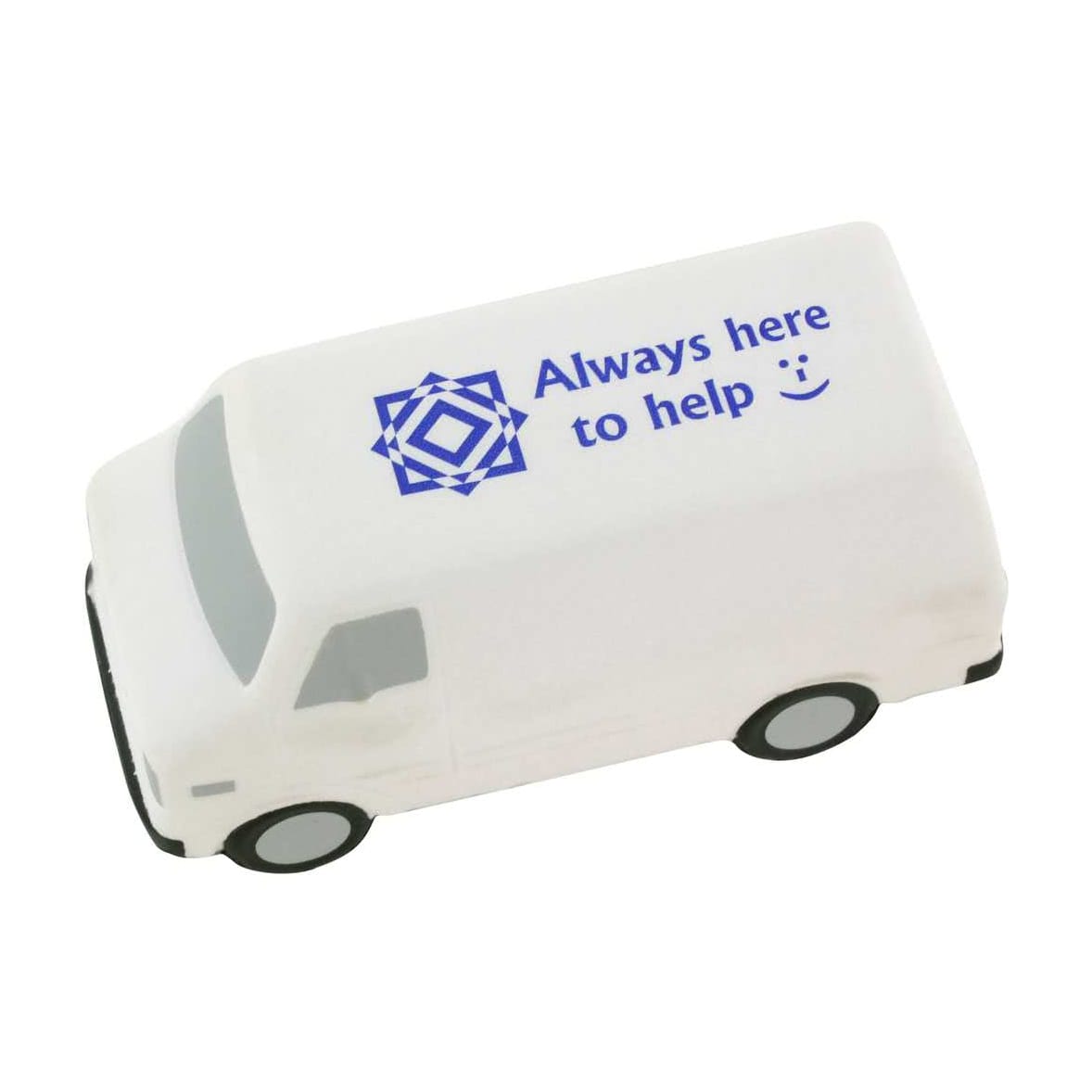 White Van Shape Stress Reliever - PXR133 Image 