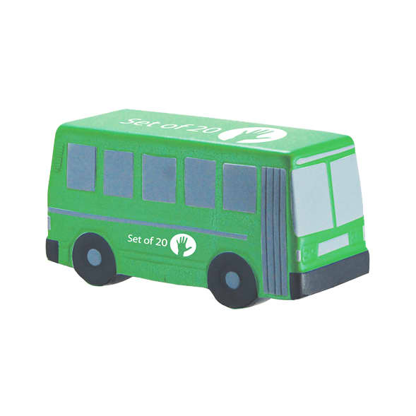 City Bus Shape Stress Reliever - PXR134 Image 