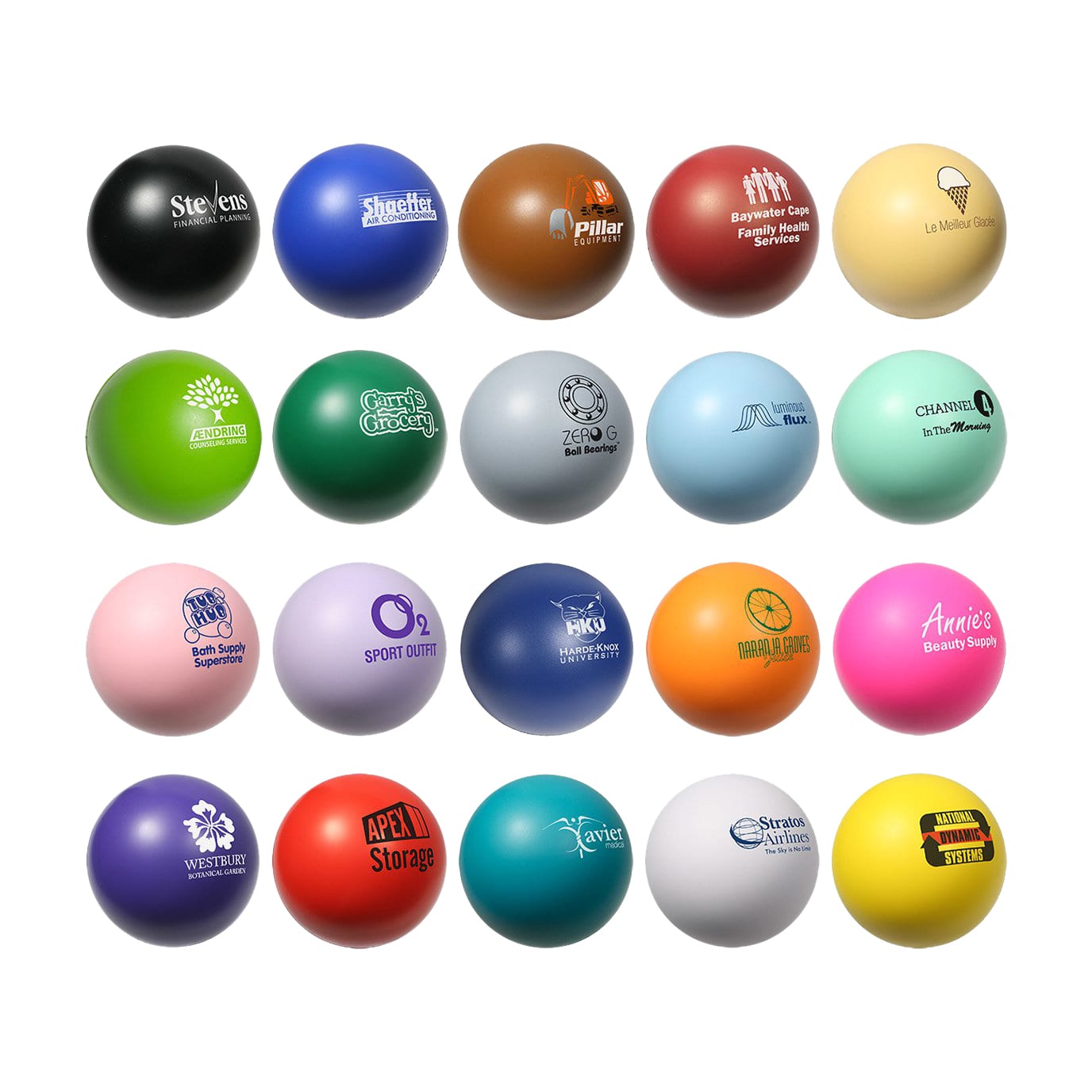 80mm Baseball Shape Stress Reliever - PXR152 Image 