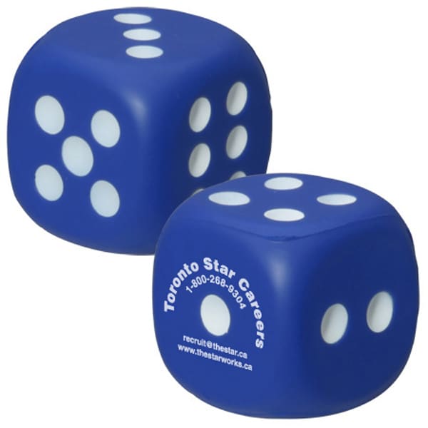 Dice Shape Stress Reliever - PXR154 Image 