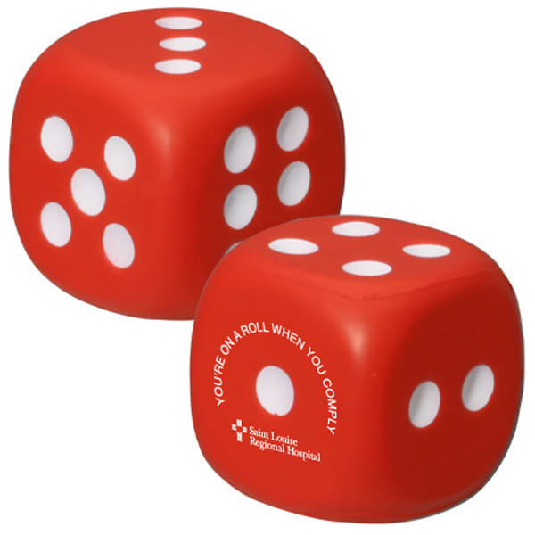 Dice Shape Stress Reliever - PXR154 Image 