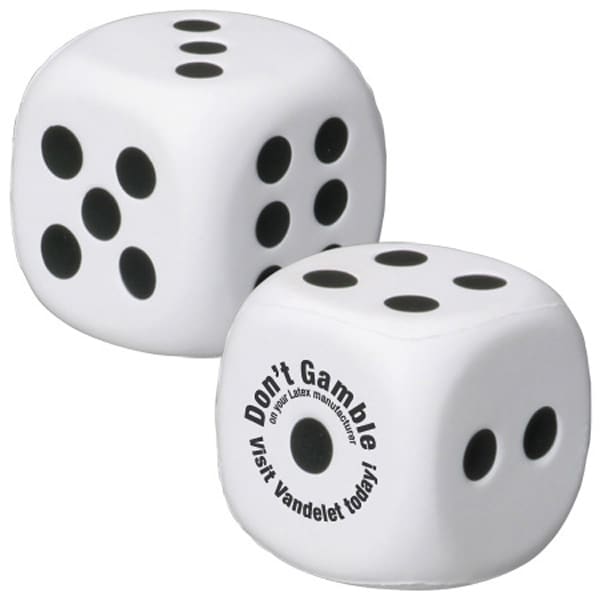 Dice Shape Stress Reliever - PXR154 Image 