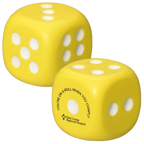 Dice Shape Stress Reliever - PXR154 Image 