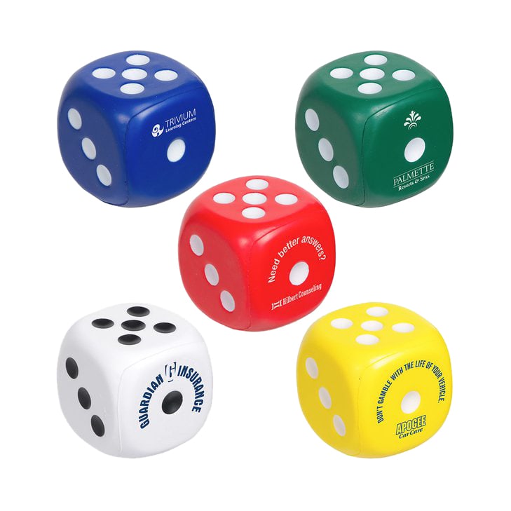 Dice Shape Stress Reliever - PXR154 Image 