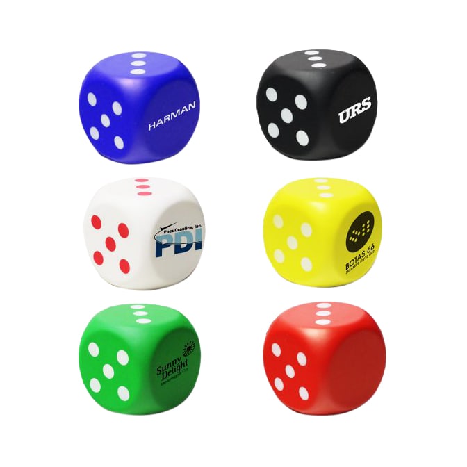 Dice Shape Stress Reliever - PXR154 Image 