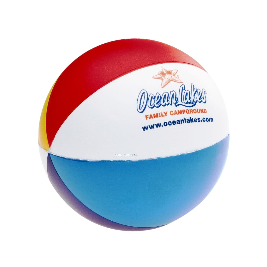 Colorfull Beach Ball Shape Stress Reliever - PXR158 Image 