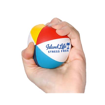 Colorfull Beach Ball Shape Stress Reliever - PXR158 Image 