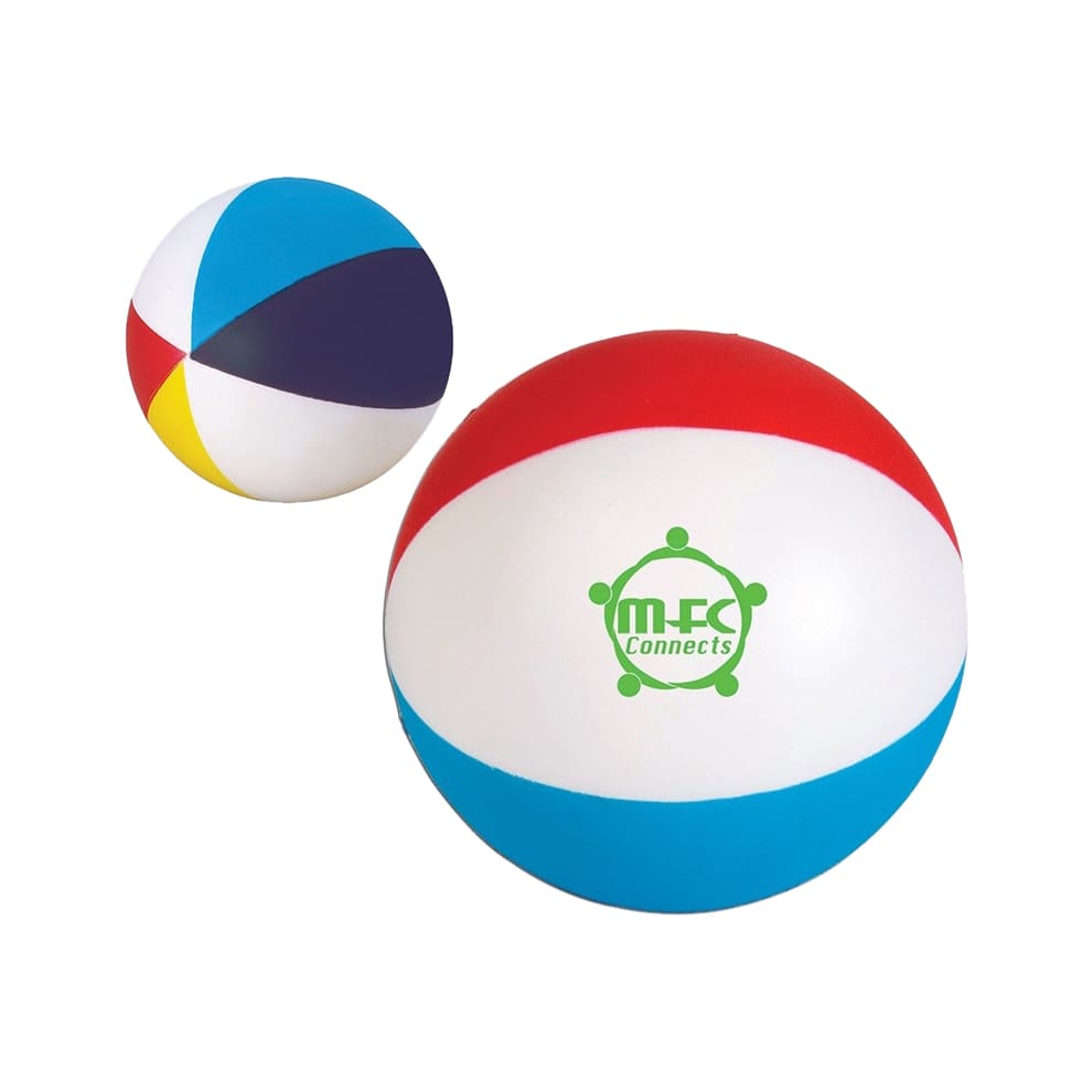 Colorfull Beach Ball Shape Stress Reliever - PXR158 Image 