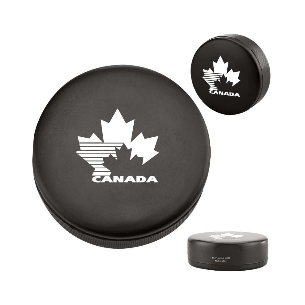 Hockey Puck Shape Stress Reliever - PXR163 Image 