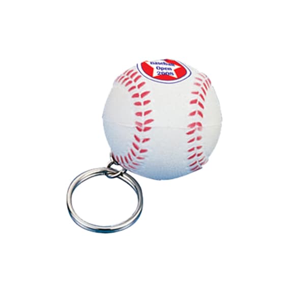 Keyring with Baseball Stress Reliever - PXR167 Image 