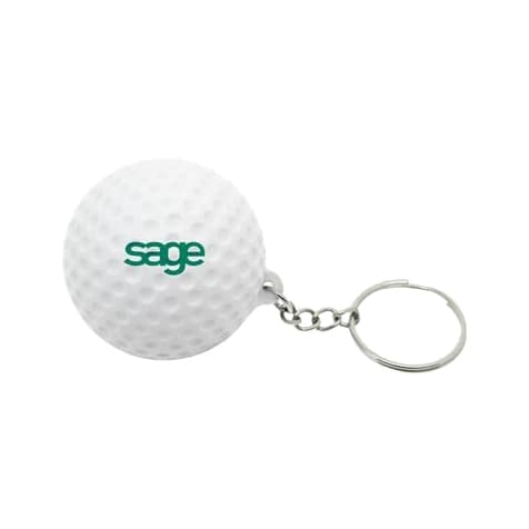 Keyring with Golf Ball Stress Reliever - PXR169 Image 