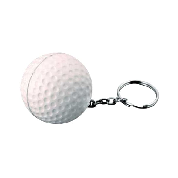 Keyring with Golf Ball Stress Reliever - PXR169 Image 