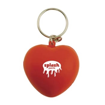 Keyring with Heart Stress Reliever - PXR173 Image 