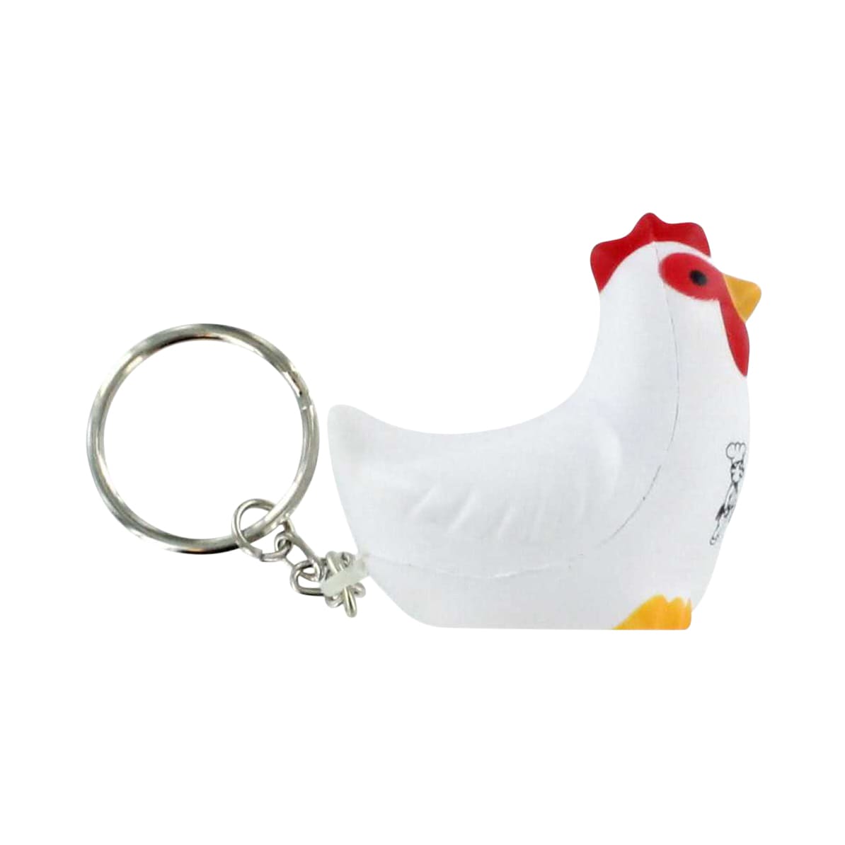 Keyring with Rooster Stress Reliever - PXR174 Image 