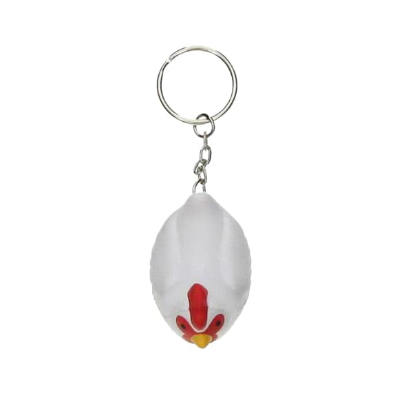 Keyring with Rooster Stress Reliever - PXR174 Image 