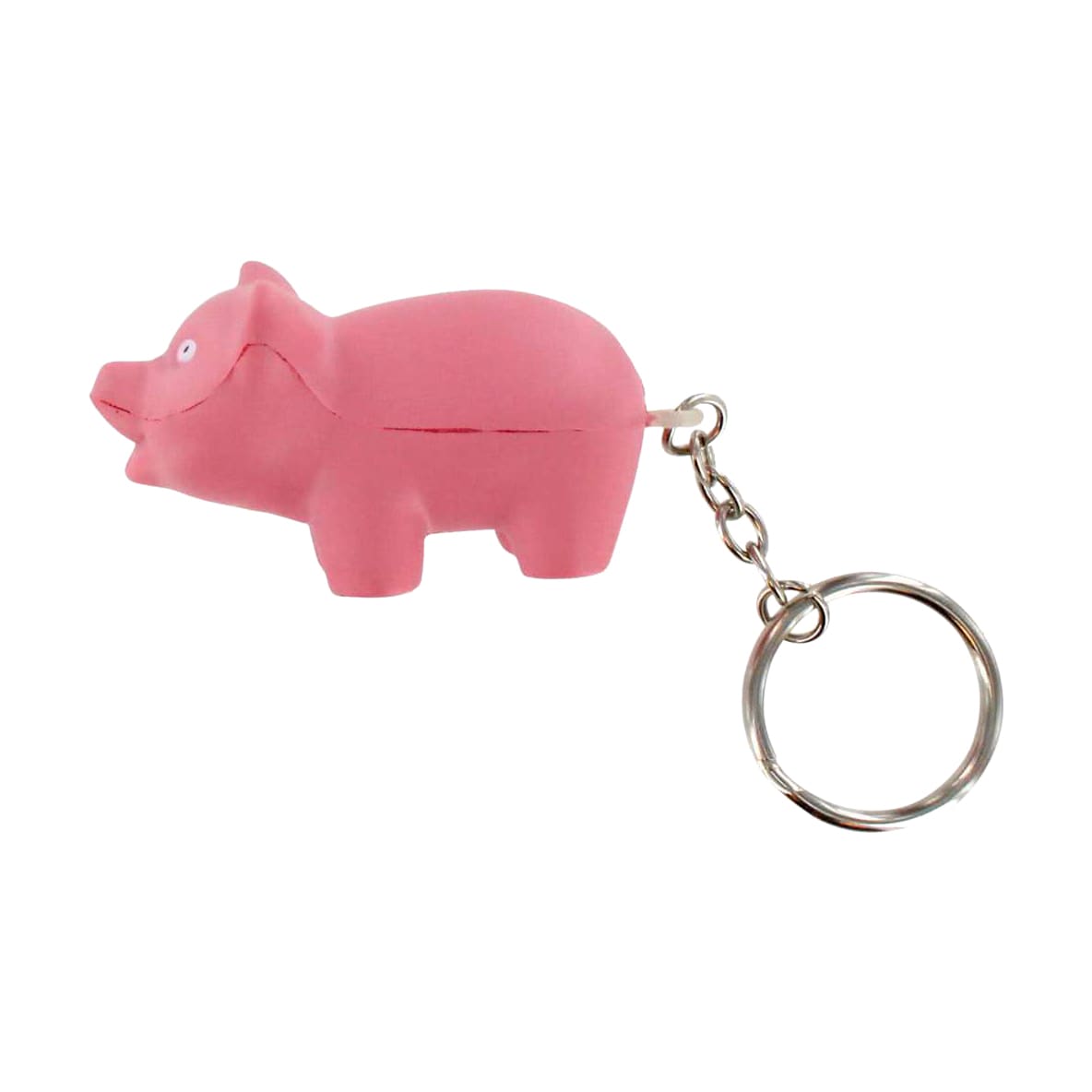 Keyring with Mini Pig Stress Item - PXR176 Image 