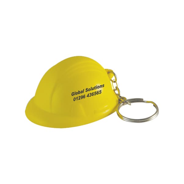 Keyring with Helmet Stress Reliever - PXR178 Image 