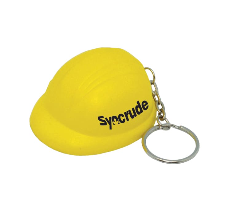Keyring with Helmet Stress Reliever - PXR178 Image 