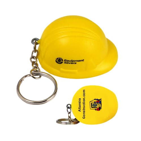 Keyring with Helmet Stress Reliever - PXR178 Image 