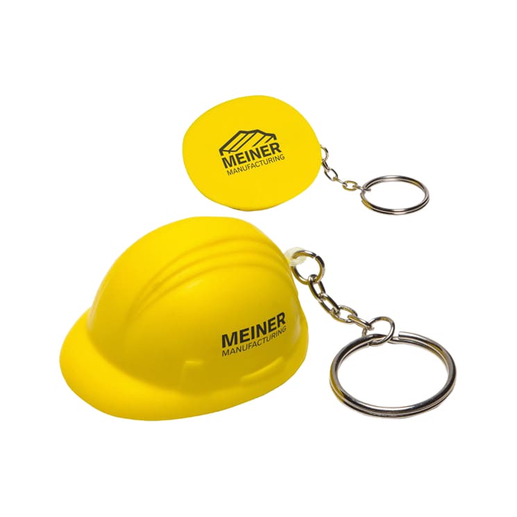 Keyring with Helmet Stress Reliever - PXR178 Image 