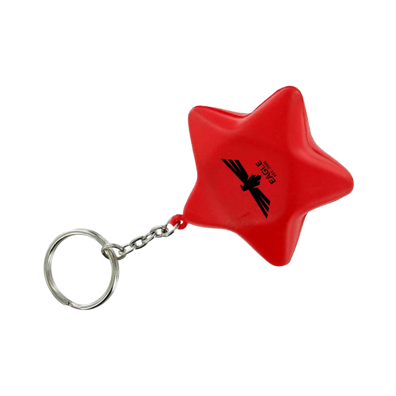 Keyring with Star Stress Reliever - PXR179 Image 
