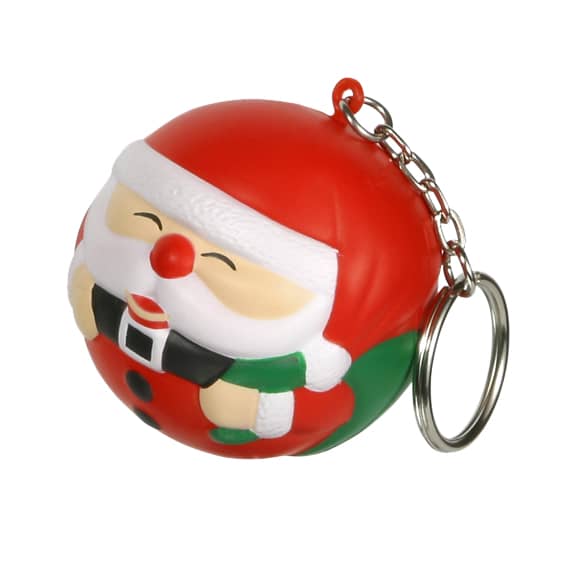 Keyring with Santa Stress Reliever - PXR181 Image 