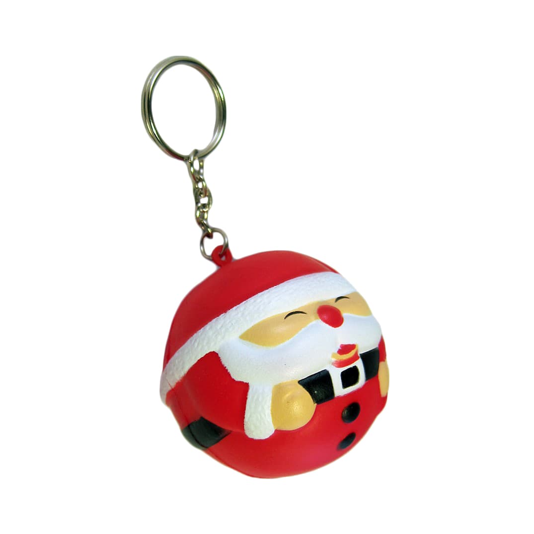 Keyring with Santa Stress Reliever - PXR181 Image 