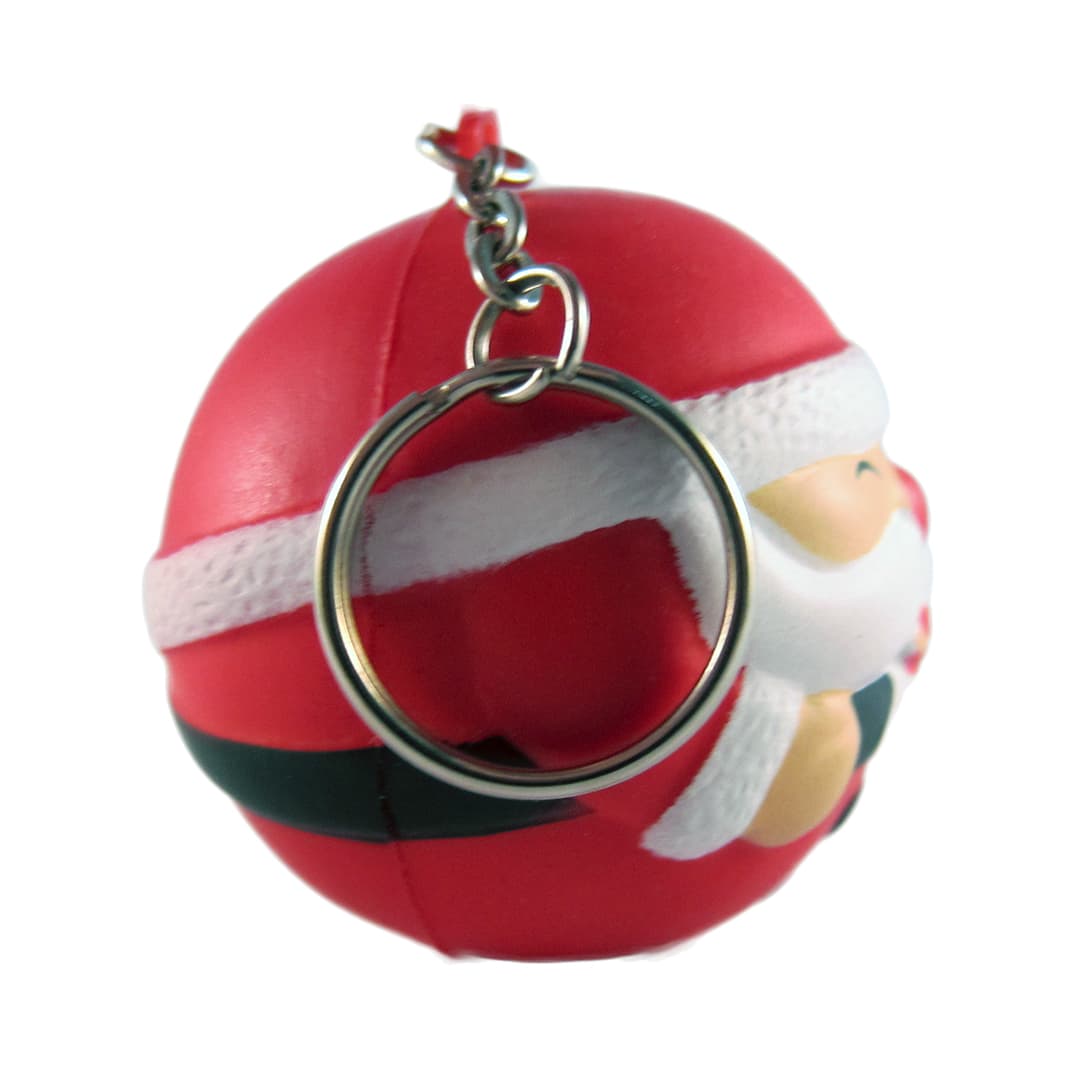 Keyring with Santa Stress Reliever - PXR181 Image 