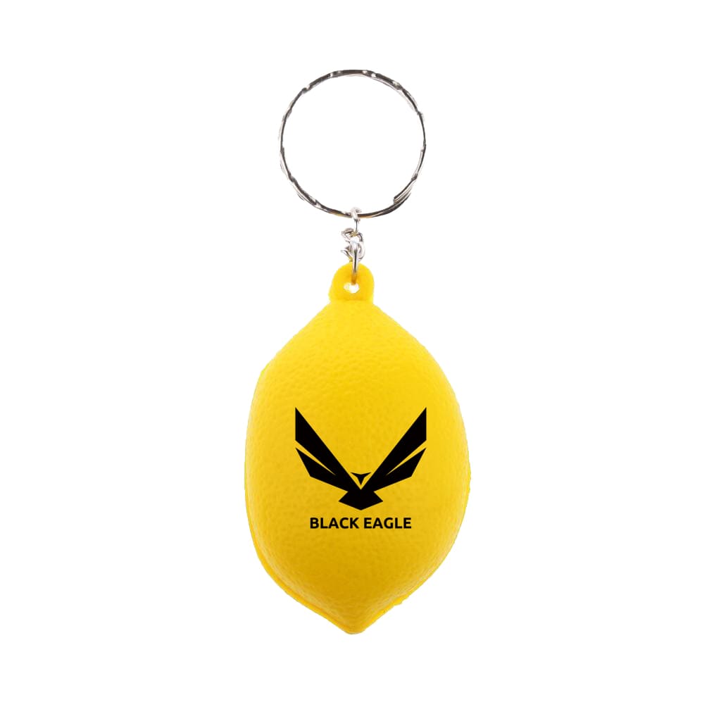 Keyring with Lemon Stress Reliever - PXR183 Image 