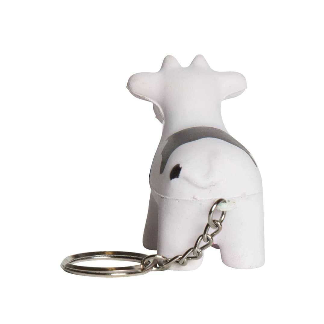 Keyring with Cow Stress Reliever - PXR184 Image 