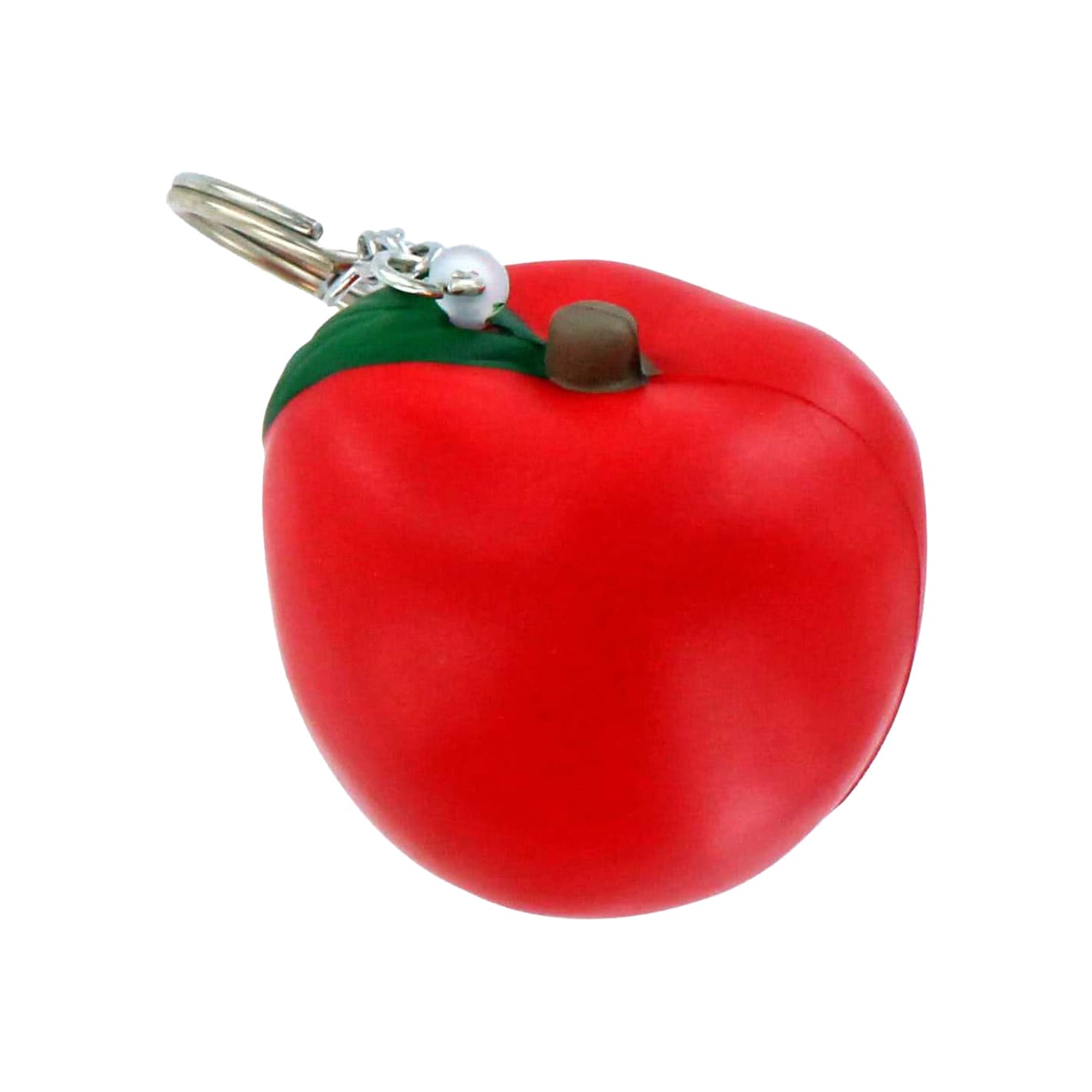 Keyring with Apple Stress Reliever - PXR192 Image 