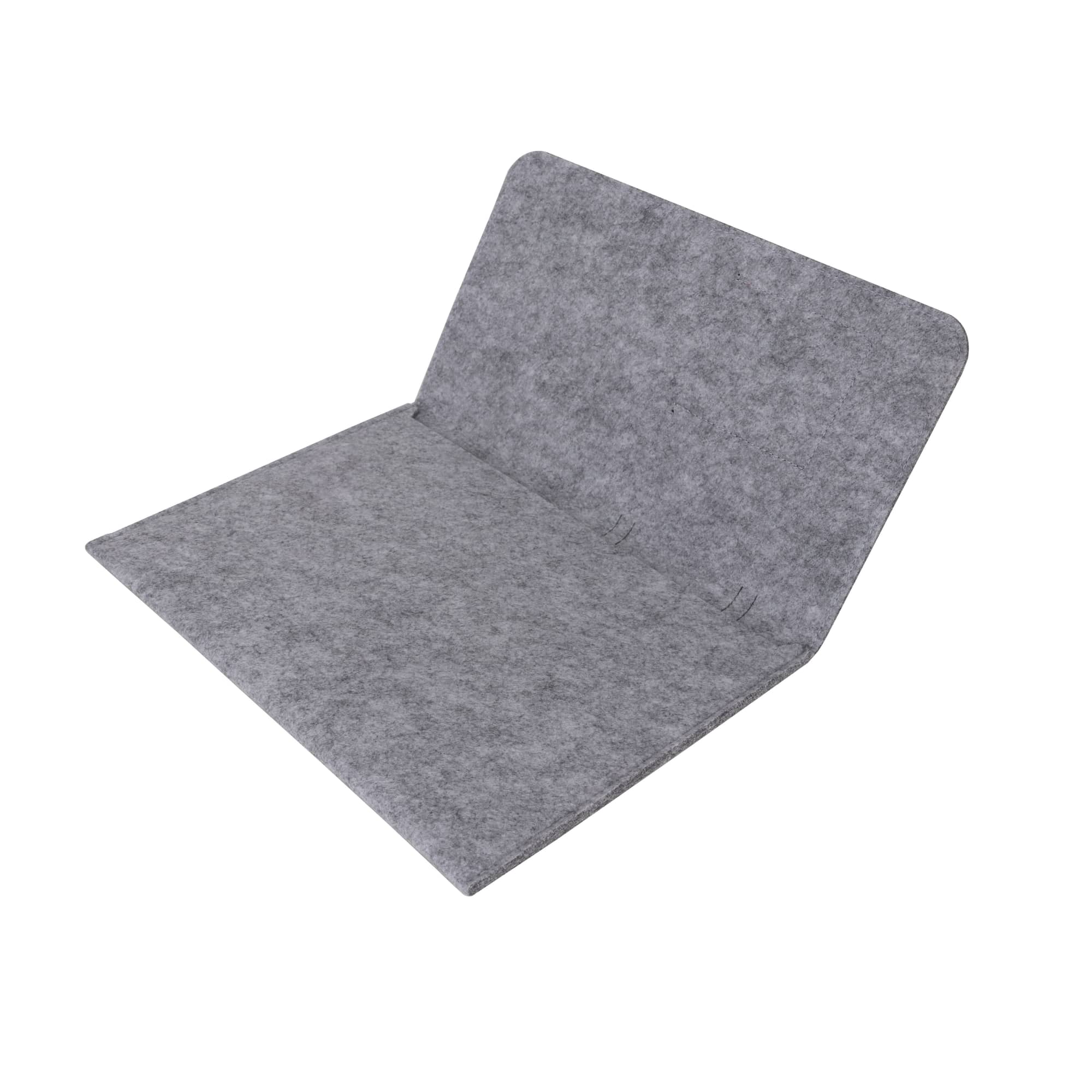 Small Grey Felt File Pouch - PXS011 Image 
