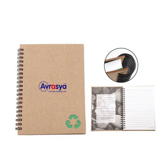 Recycled Stone Paper Notebook - PXS1026 Image