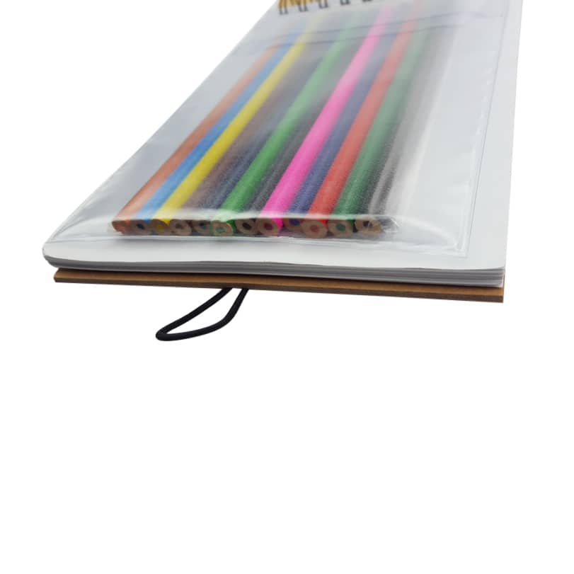 Notebook with Colorful Pencil - PXS1048 Image 