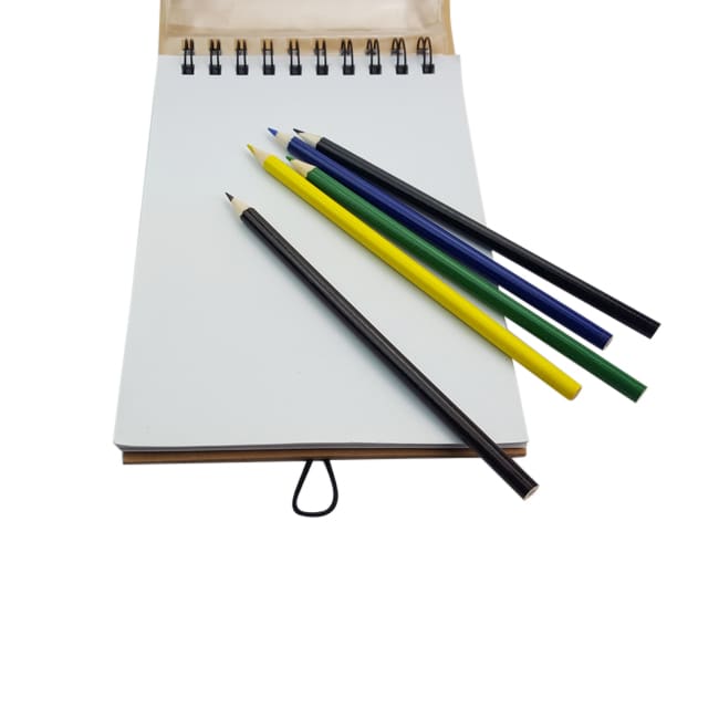 Notebook with Colorful Pencil - PXS1048 Image 