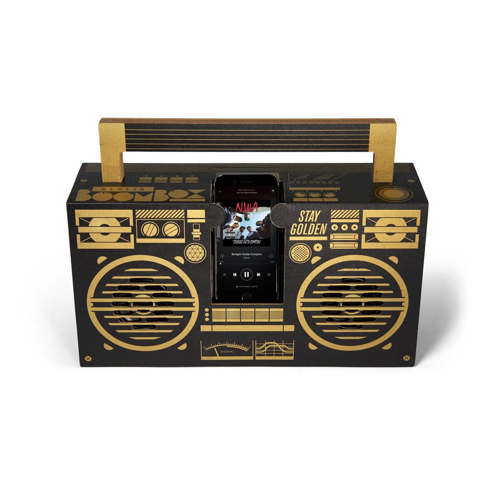 Custom Cardboard Boombox