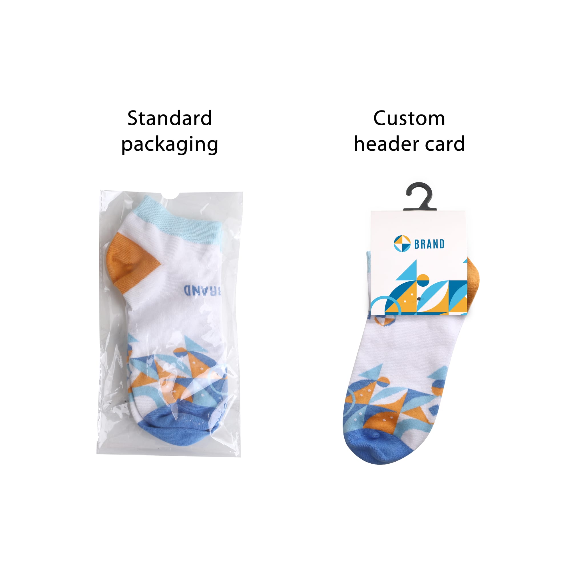 Low Cut Custom Pattern Socks - PCH554 Image