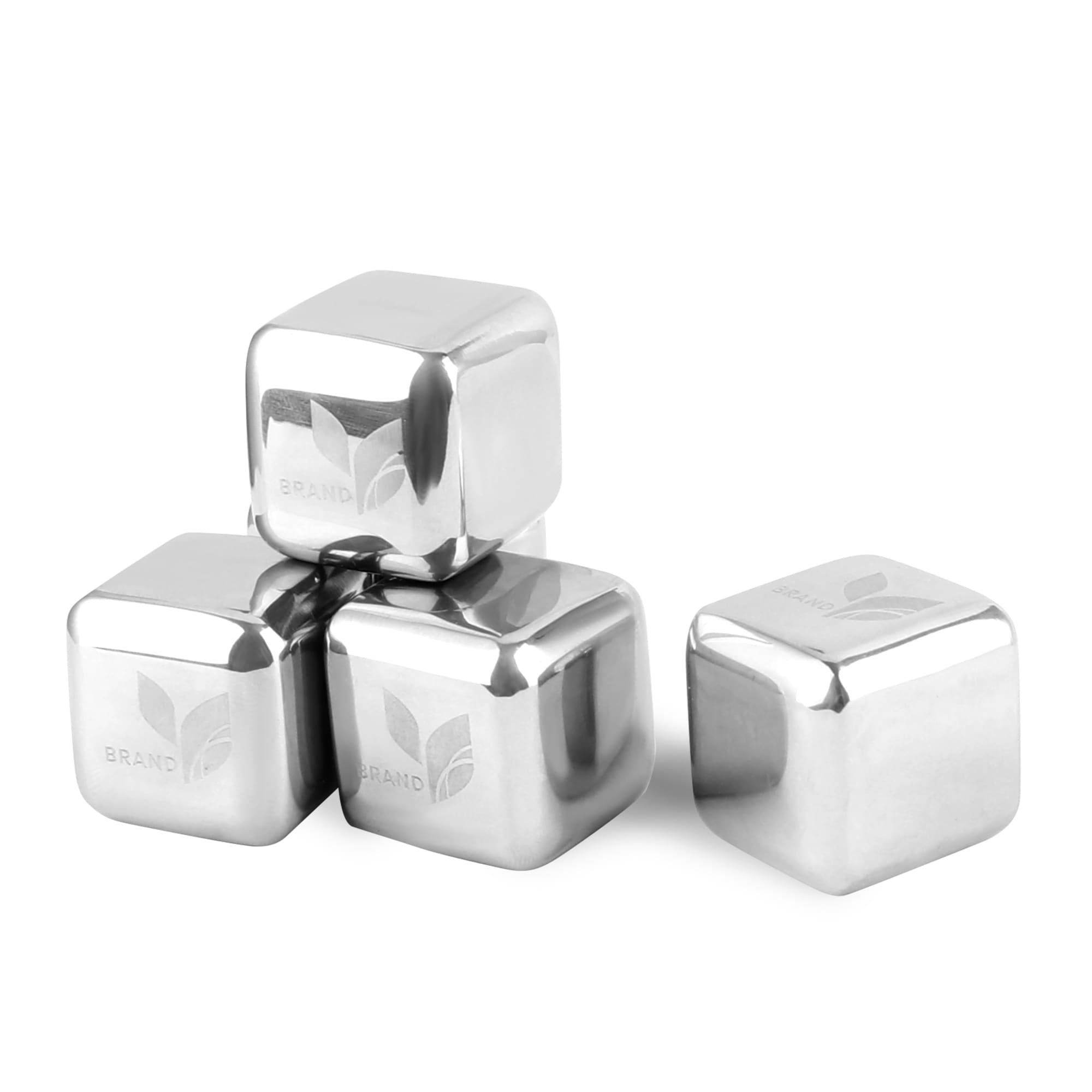 Stainless Steel Ice Cube Set (6pcs) - PCH292 Image 