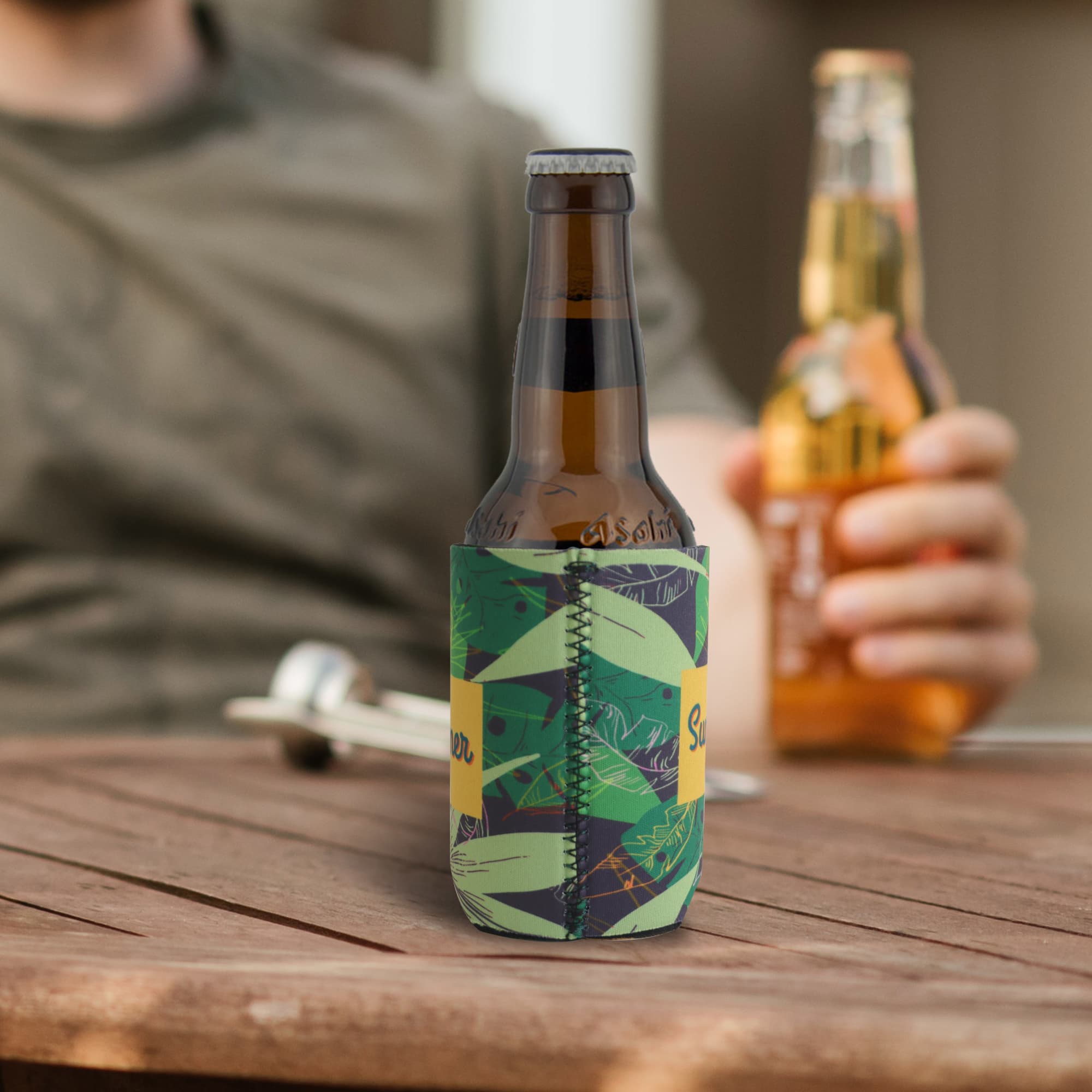 Reversible Foldable Stubby Holder