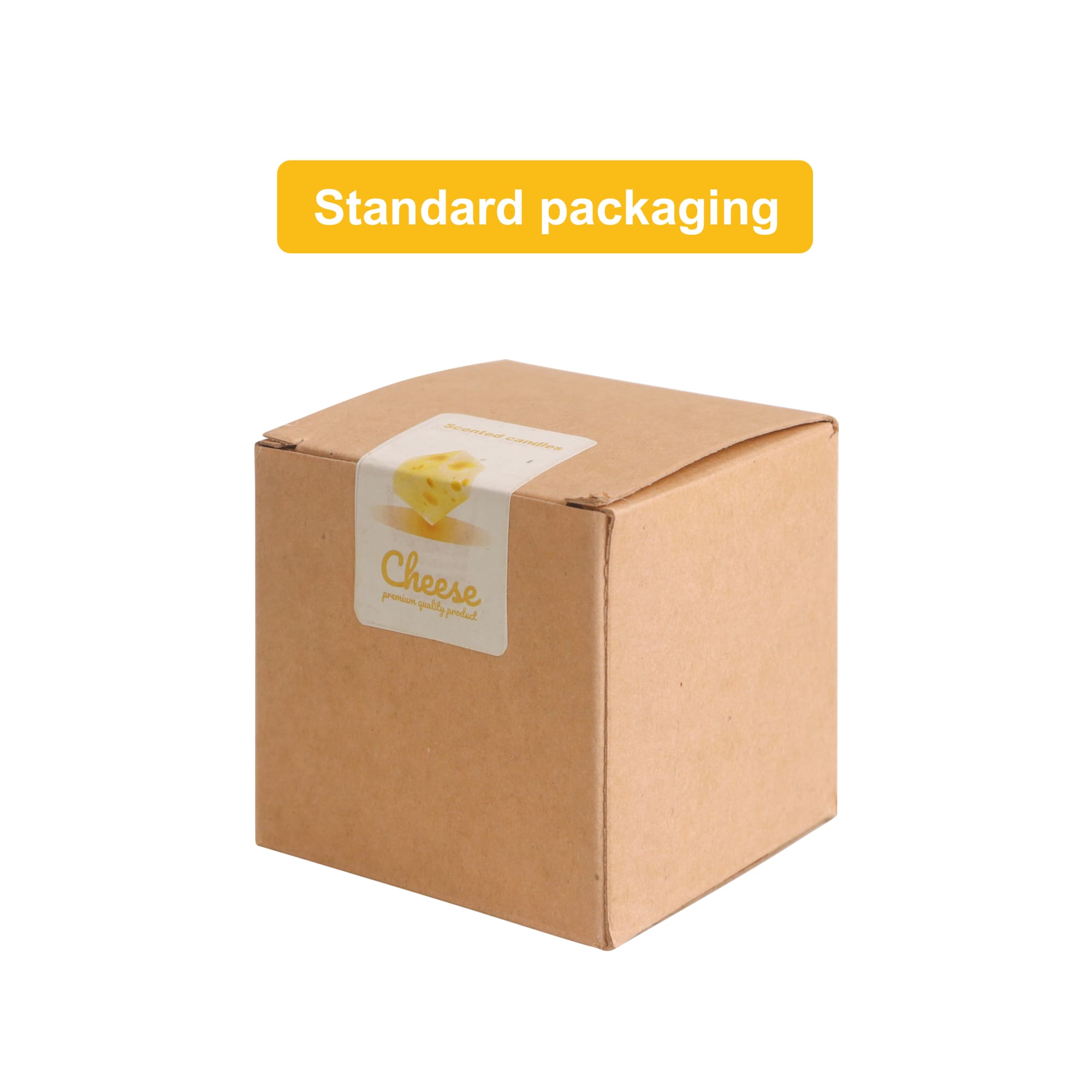 Square Shape Cheese Candles - PCHC004 Image 