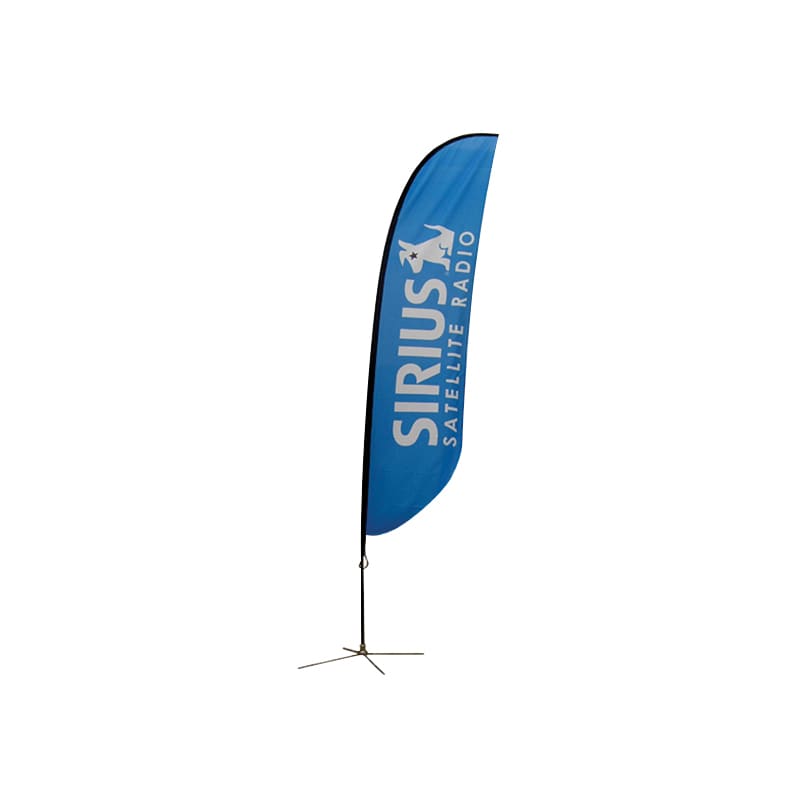 Small(65.3*200cm) Convex Feather Banners 9ft